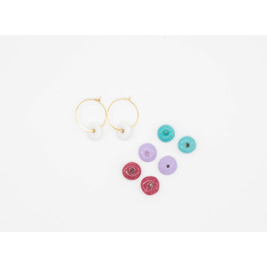 Interchangeable Huggie Hoop Earrings