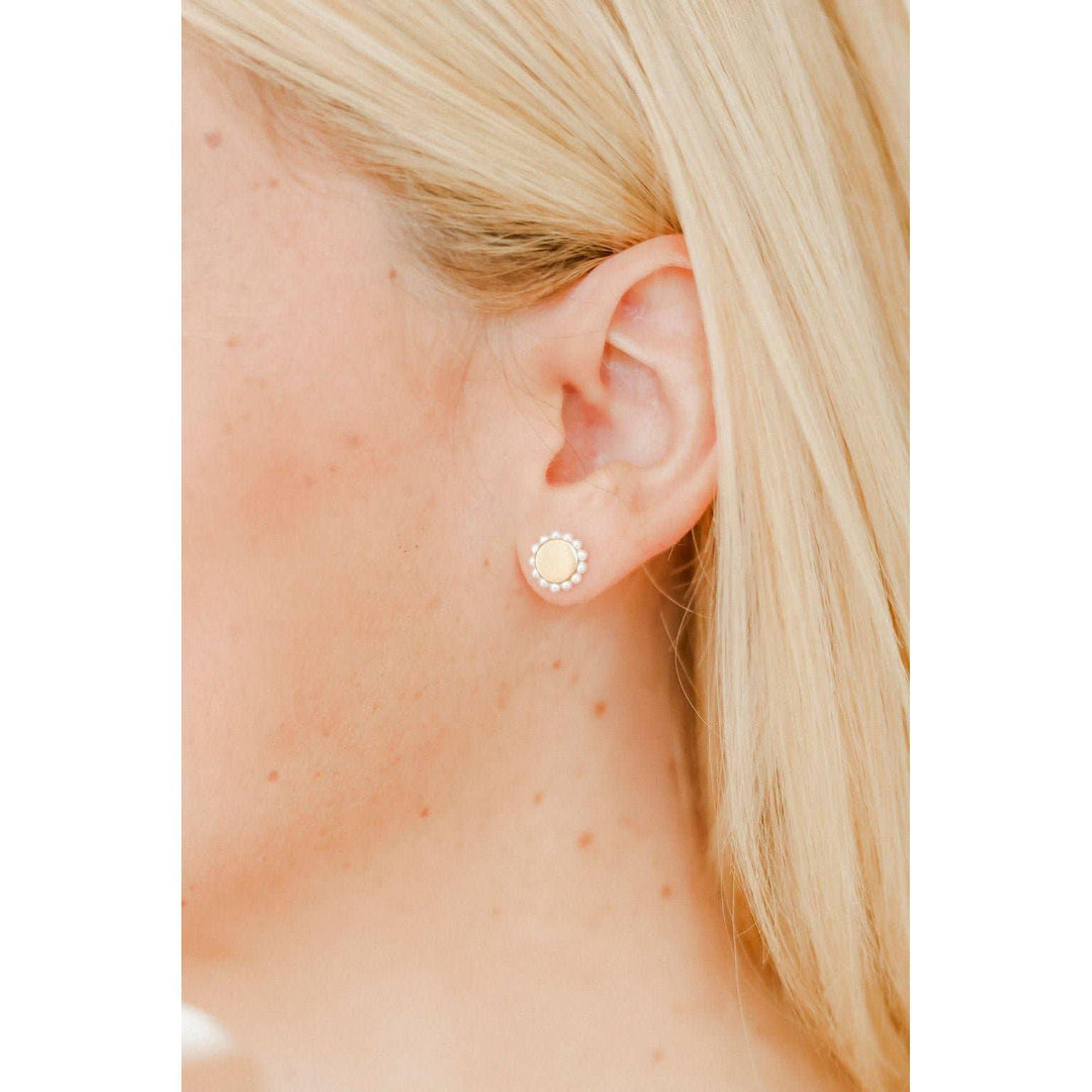 Screwback Stud Earrings - Alice Pearl