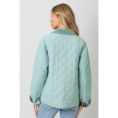 Contrast Quilted Jacket