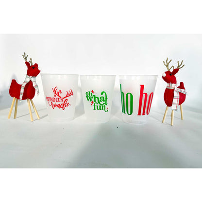 Christmas Frosted Cup 10 Pack {ho ho ho}