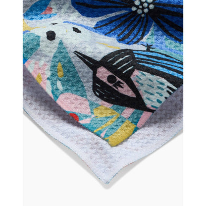 Birds And Berries Tea Towel