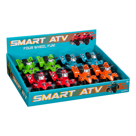Smart ATV, Pull Back Toy, Assorted