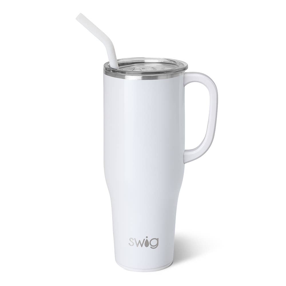 Shimmer White Mega Mug (40oz)