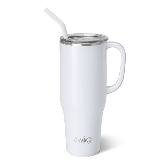Shimmer White Mega Mug (40oz)