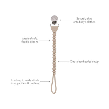 Itzy Ritzy Sweetie Strap™ Silicone One-Piece Pacifier Clips