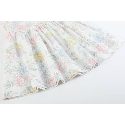 Bouquet Floral Ruffle Dress