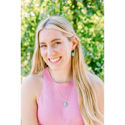 Recycled Glass Pendant Necklace