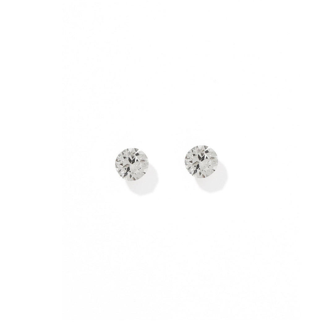 Screwback Stud Earrings Lux - Zuri Clear