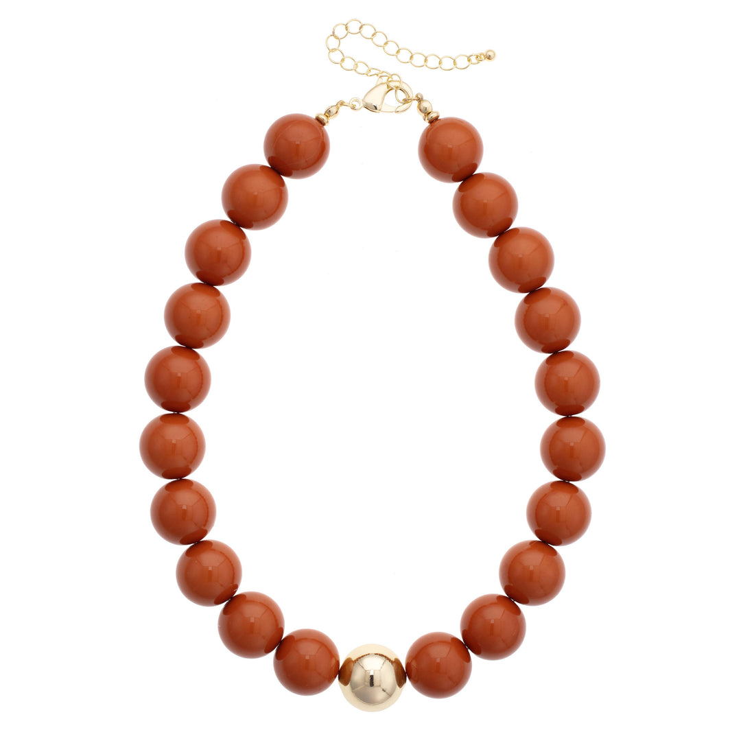 Marjorie Game Day Gumball Beaded Necklace