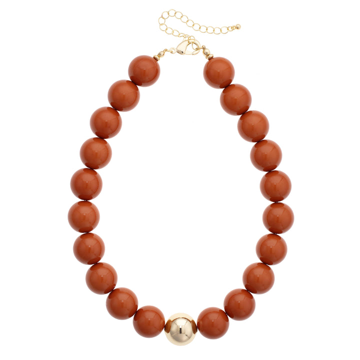 Marjorie Game Day Gumball Beaded Necklace