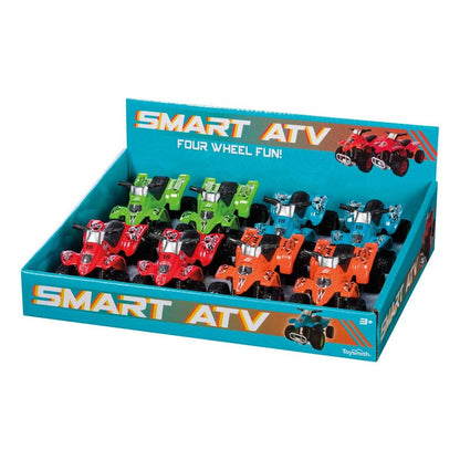 Smart ATV, Pull Back Toy, Assorted