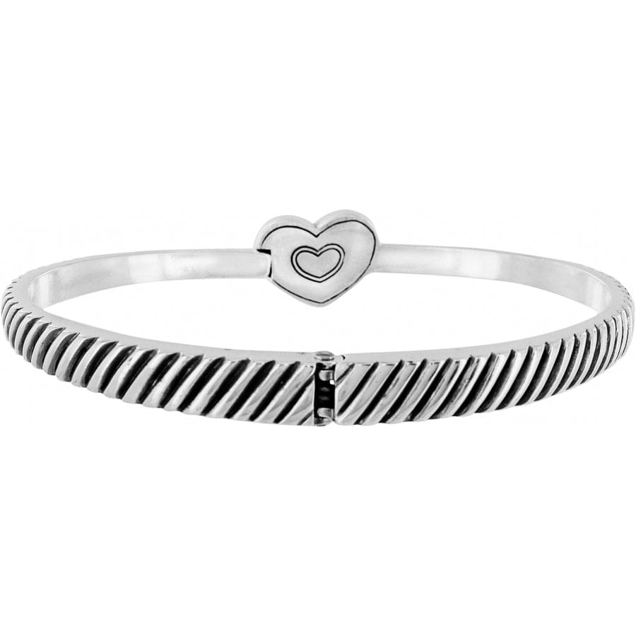 Brighton Celestia Heart Hinged Bangle – Gold-Tone Heart Bracelet for Women