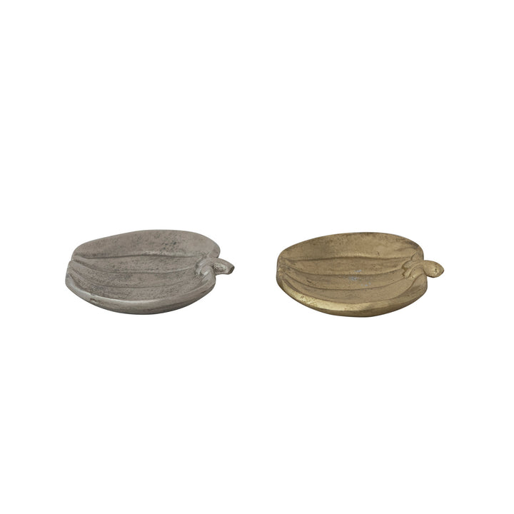 Creative Coop Cast Aluminum Pumpkin Shaped Dish