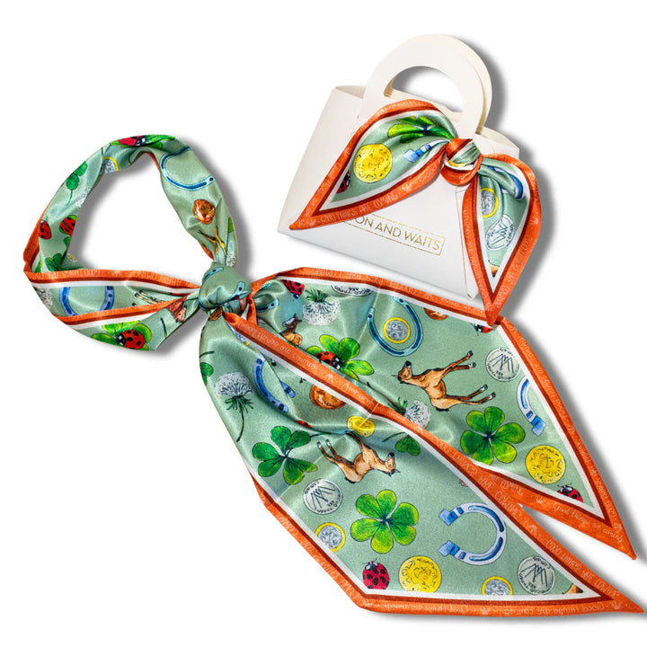 Winton and Waits Vibrant Patterned Scarf