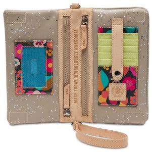 Consuela Faye Uptown Crossbody - Neutral Snakeskin Print