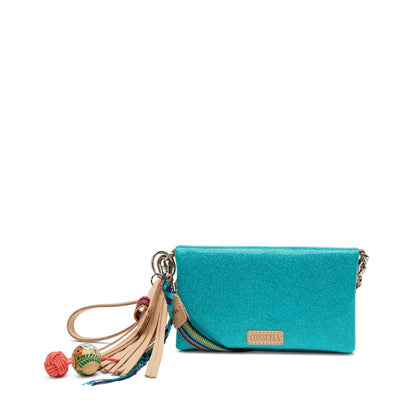 Consuela Lumi Uptown Crossbody - Iridescent Turquoise