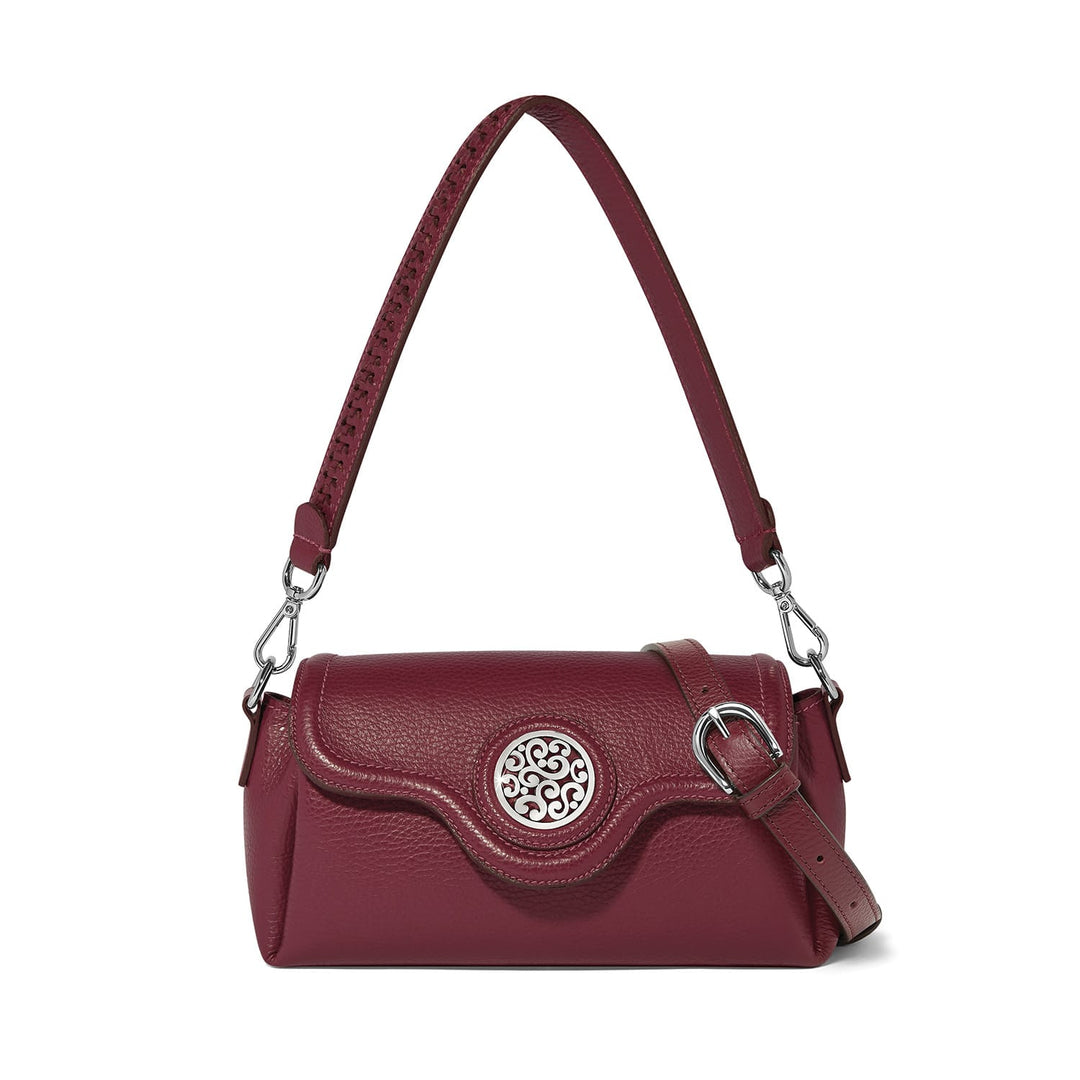 Brighton Milana Flap Shoulder Bag in Sangria