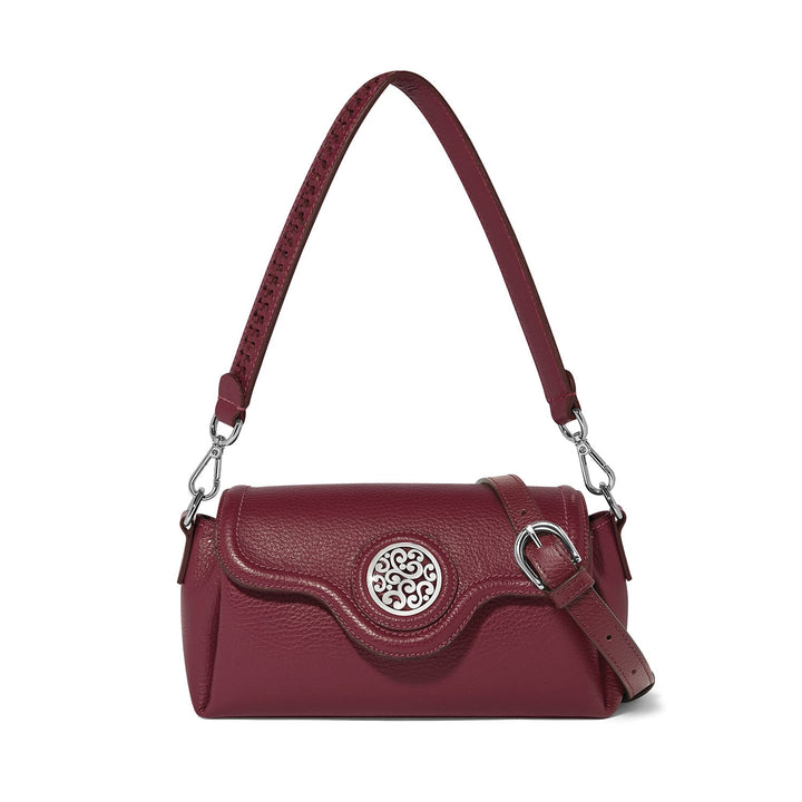 Brighton Milana Flap Shoulder Bag in Sangria