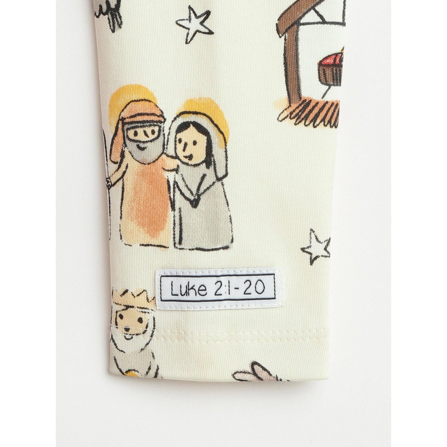 Away in a Manger Twirl Dress Cotton