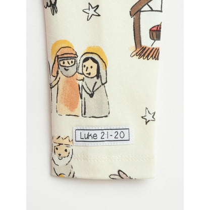 Away in a Manger Twirl Dress Cotton