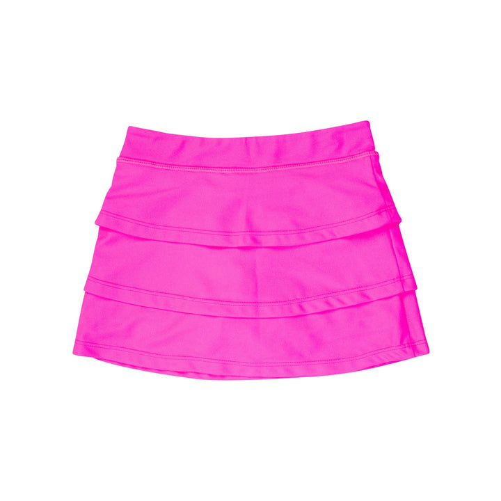 Girls Neon Magenta Active Skort