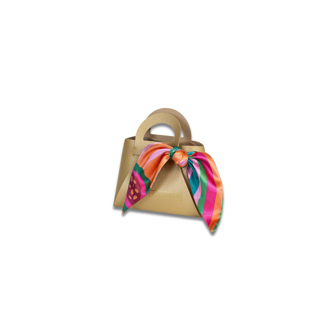 Winton &amp; Waits Costa Floral Accessory Scarf | Twilly Style Hair &amp; Bag Scarf