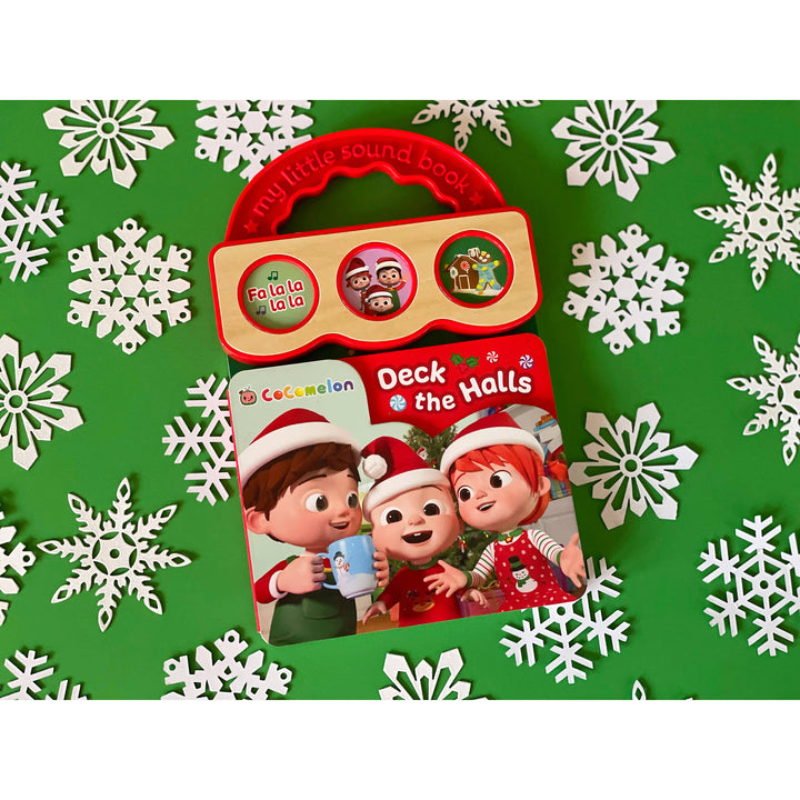 CoComelon Deck the Halls Christmas 3-button Sound Book