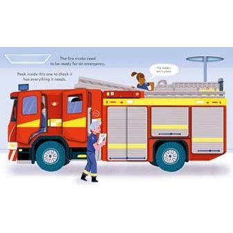 Peek Inside How a Fire Truck Works : Usborne
