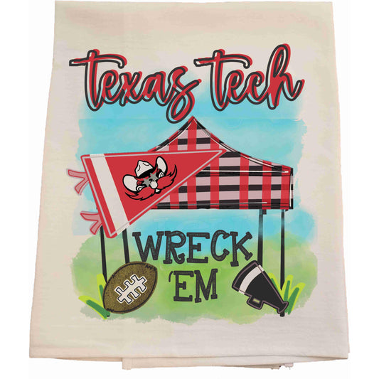 Texas Tech Tailgate Tent Tea Towels