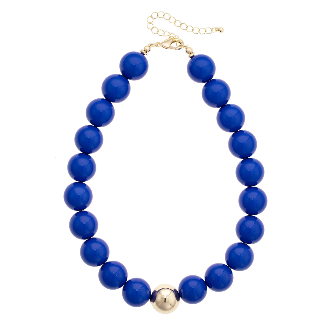 Marjorie Game Day Gumball Beaded Necklace