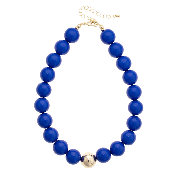 Marjorie Game Day Gumball Beaded Necklace