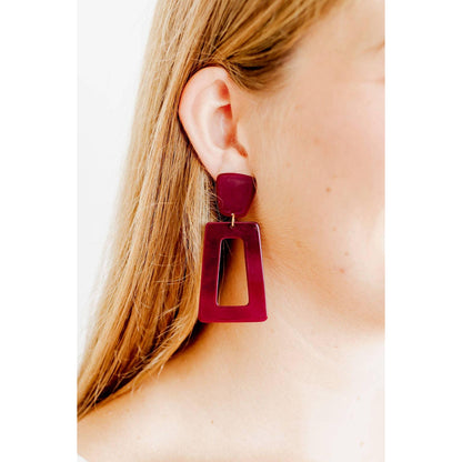 Kennedy - Mulberry - Earrings