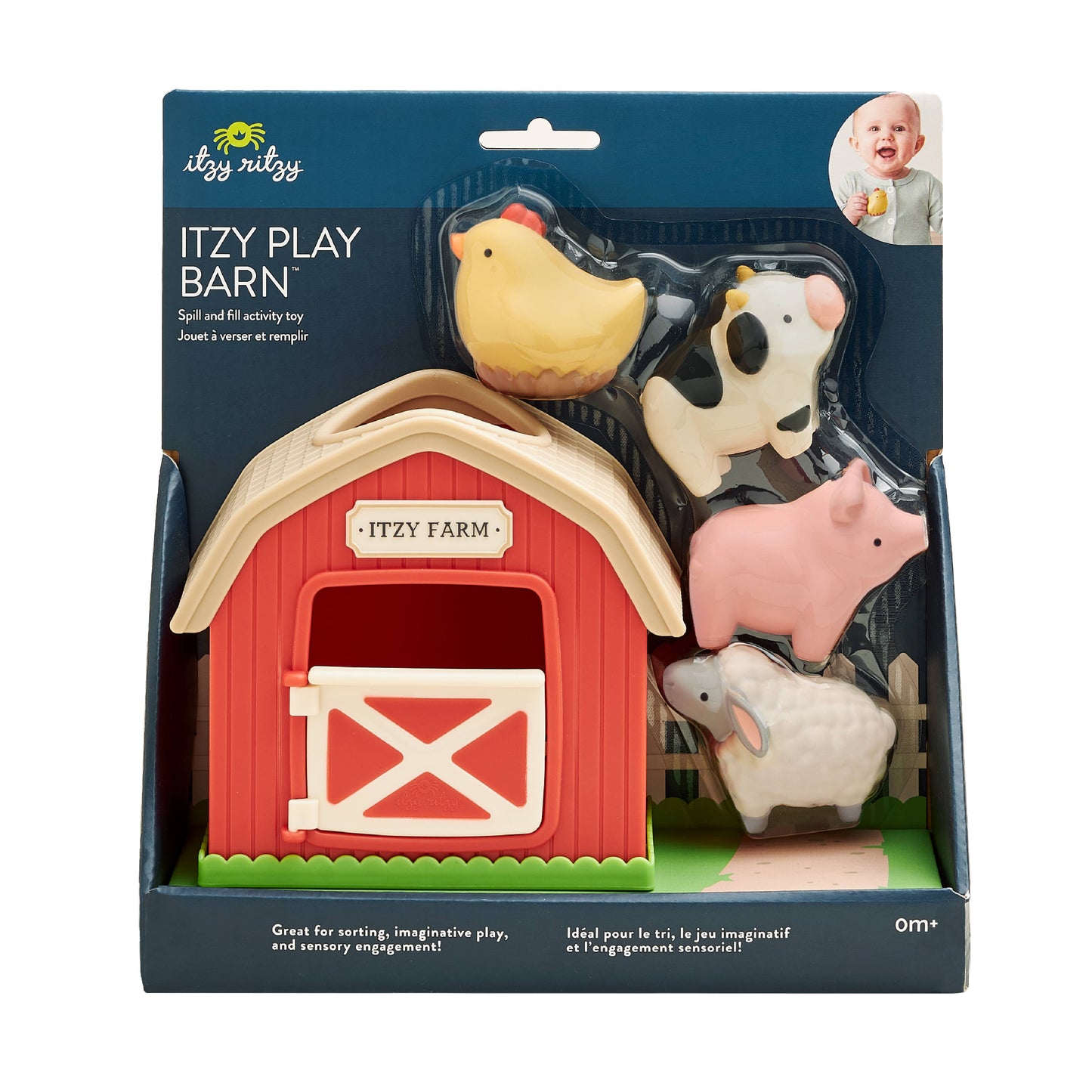 Itzy Ritzy Itzy Play Barn™ - Plush Spill & Fill Sensory Activity Toy