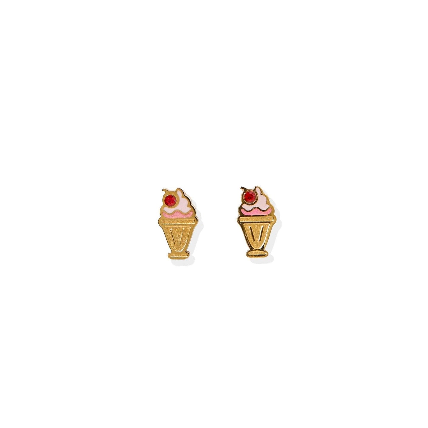 Screwback Stud Earrings - Milkshake
