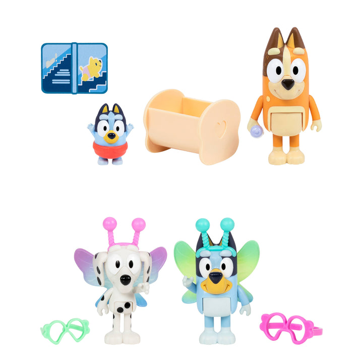 Moose Toys Bluey Figure 2 Pack Bluey &amp; Bandit
