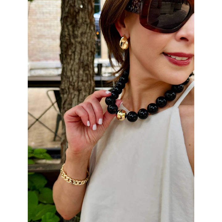 Marjorie Game Day Gumball Beaded Necklace
