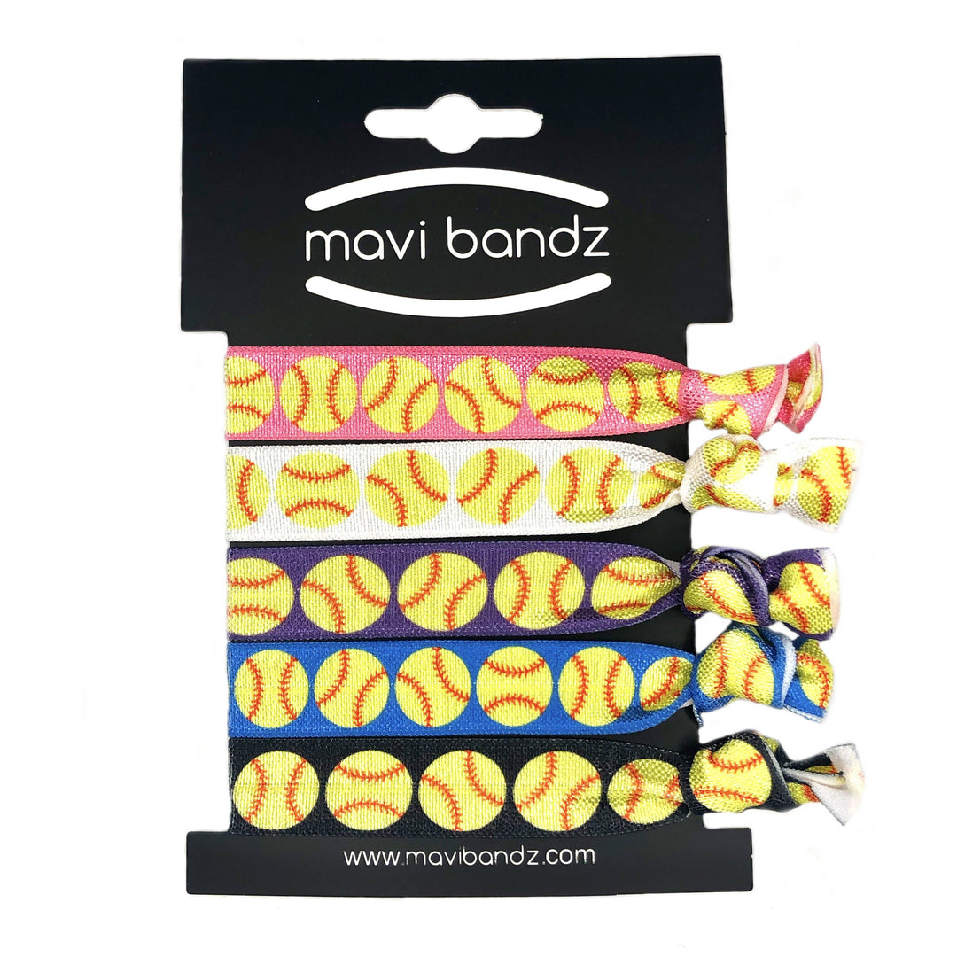 Softball Hair Ties
