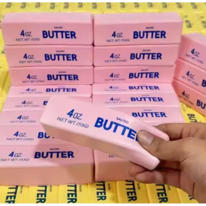 Pink Butter Squishy – Viral Slow Rising Sensory Stress Toy
