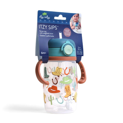 Itzy Ritzy Itzy Sips™ Weighted Straw Cup with Snap-Close Lid
