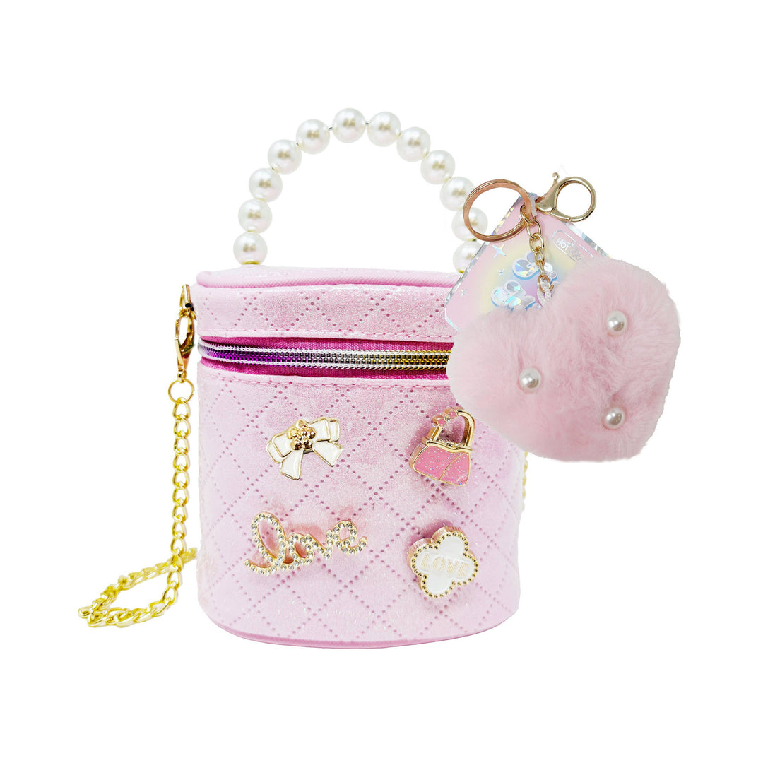Tiny Mini Fashion Bag w/ Keychain, Ballerina Beauties