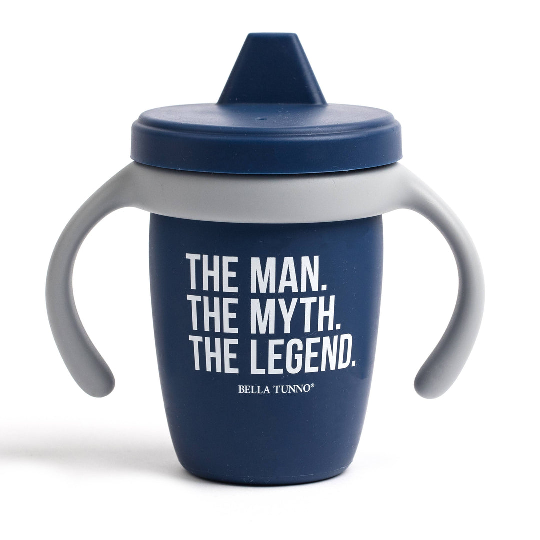  Bella Tunno The Man the Myth the Legend silicone Happy Sippy cup in navy