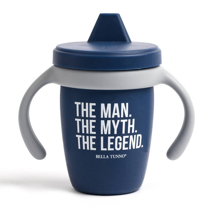  Bella Tunno The Man the Myth the Legend silicone Happy Sippy cup in navy