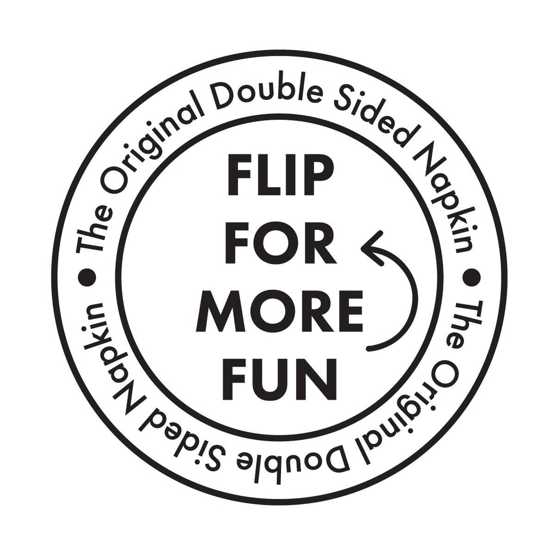 Circular logo with text &