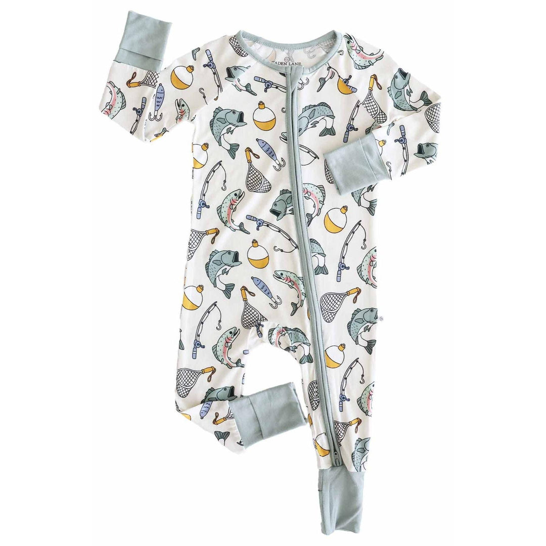 Catch of the Day Convertible Zip Romper