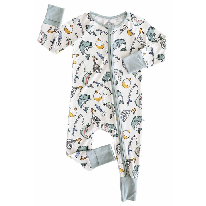 Catch of the Day Convertible Zip Romper
