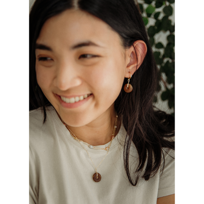 Recycled Glass Pendant Necklace