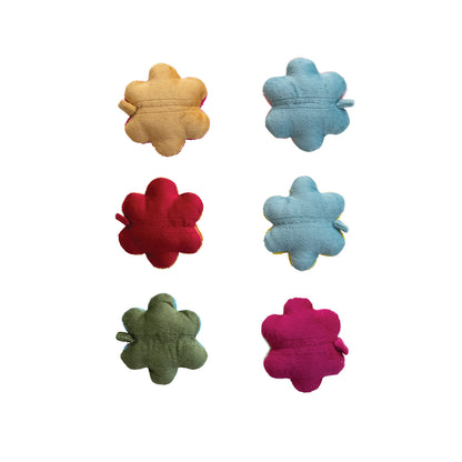 Creative Co-Op Handmade Glass Beaded Flower Tape Measure - 5 ft. Retractable