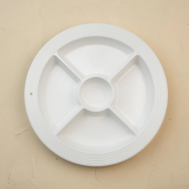 Nora Fleming Pinstripes Divided Dish