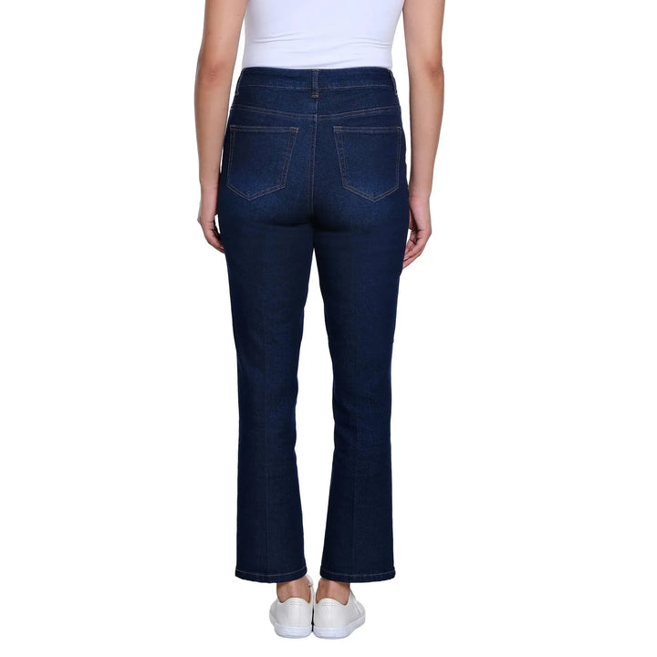Multiples Elastic Waist Wide Leg Woven Crop Pant | Black