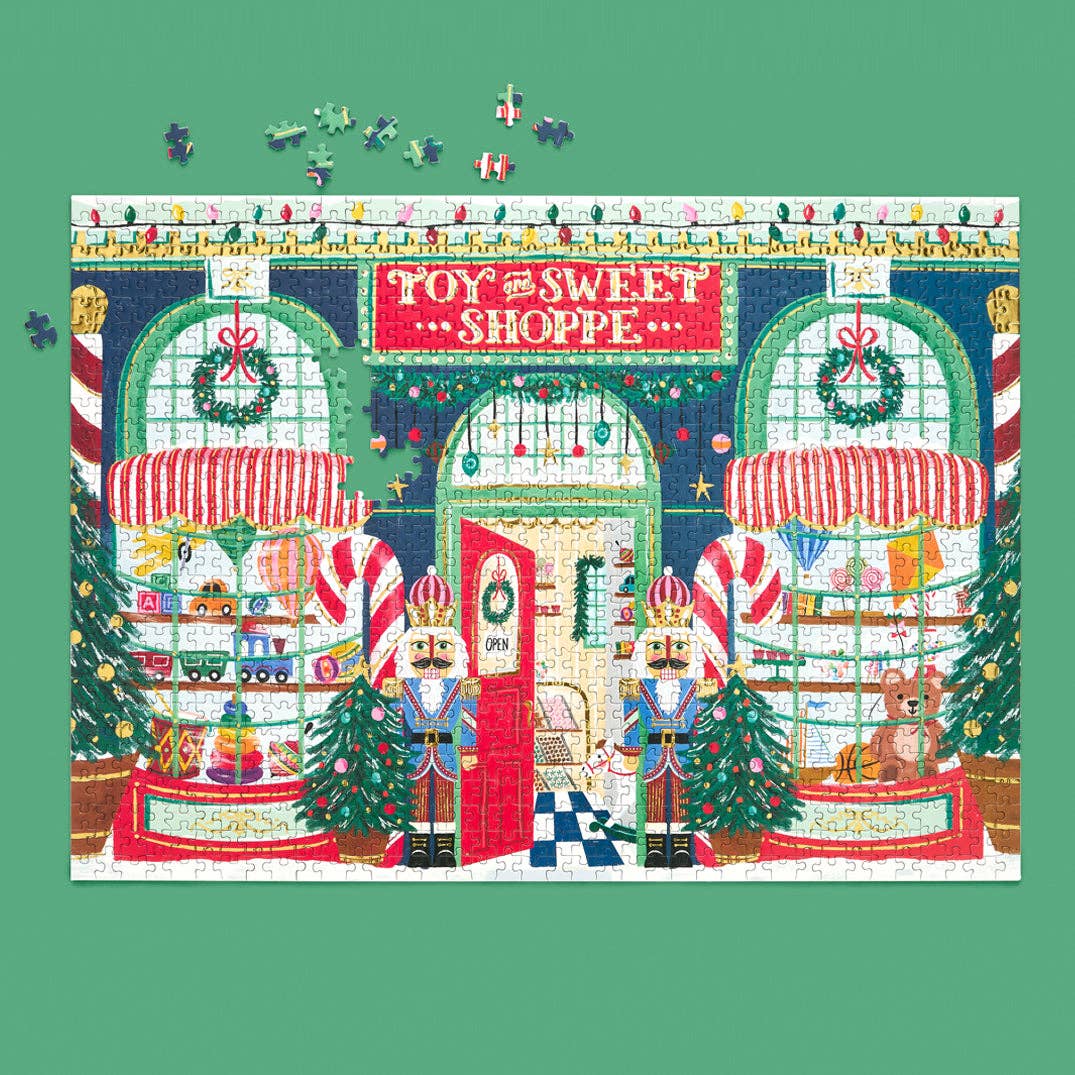 Toy &amp; Sweet Shoppe 1000 Piece Puzzle | Holiday Gift